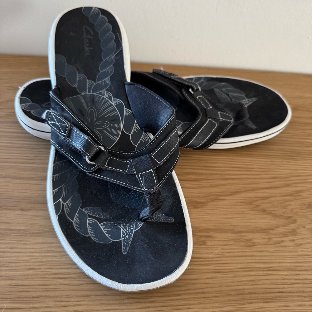 Clarks Black Sandal